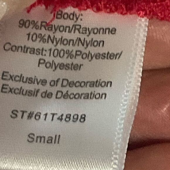 Greylin Arnette Off Shoulder Top festival concert boho party date size small red - Picture 15 of 15